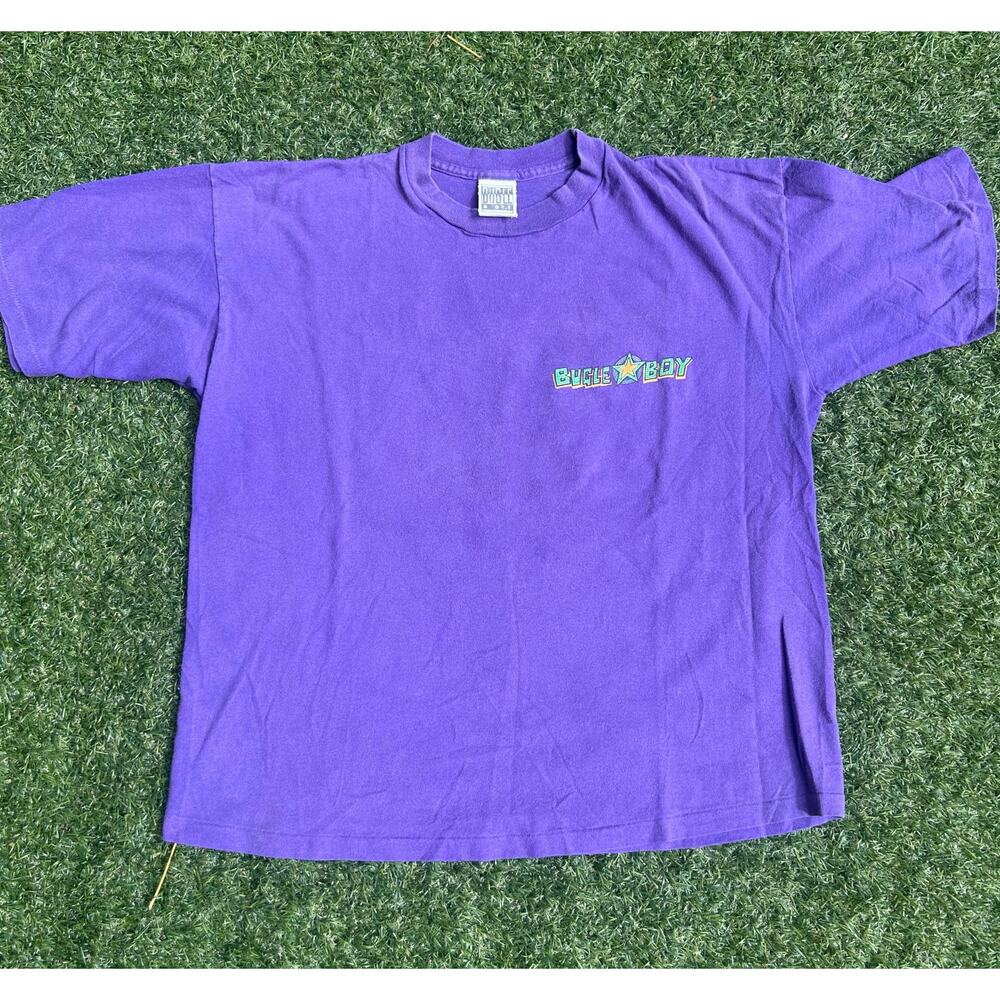 Bugle Boy 90s Neon Graphic T-Shirt (Men’s)